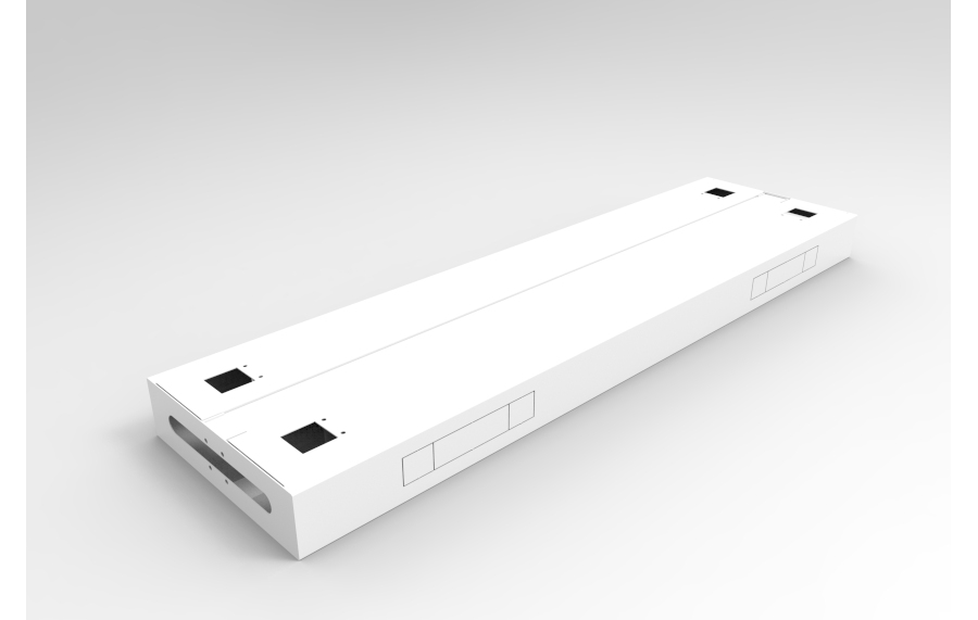 White cable tray